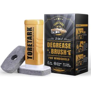 imageAutomotive Oil Film Cleaning Brush for Car Windows Windshield Cleaner Clear Vision Glass Cleaner TSCA Certified Windshield Cleaning Tool Easy to Apply ampamp Clean