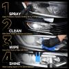 imageCar Headlight Restoration Kit No Power Tools Required Restoring to LikeNew Condition Covers 23 Vehicle Headlight Treatments Headlight Cleaner and Restorer Kit Headlight Restoration Spray