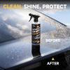 imageWaterless Car Wash Spray Highlubricity Ingredients Safe Formula 3in1 Ceramic Protective Coating Motorcycle Cleaner Car Cleaning Spray for Detailing Spray and Wash for SUV Truck RV16 Fl Oz Pack of 1
