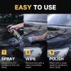 imageWaterless Car Wash Spray Highlubricity Ingredients Safe Formula 3in1 Ceramic Protective Coating Motorcycle Cleaner Car Cleaning Spray for Detailing Spray and Wash for SUV Truck RV338 Fl Oz Pack of 1