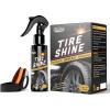 imageTire Shine Spray Longer Lasting Ceramic Tire Coating Deep HighGloss Wet Look User Friendly with Tire Shine Applicator UV Protection for Cars Trucks RVs and Motorcycles 16 fl oz34 Fl Oz Pack of 1