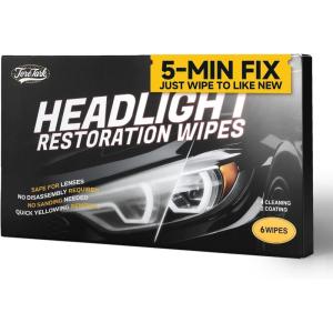 imageHeadlight Restoration Kit  Professional Car Headlight Refurbishment Wipes with Protective Agent Wipes Restoring to LikeNew Condition No Tools Required Headlight Restoration Wipes 2 Pack1