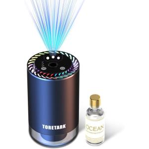 imageSmart Car Air Freshener with Star Light amp 200ml Diffusers Oil Refills Auto OnOff Aroma Diffuser 3 Adjustable Mist Modes Rechargeable Aromatizante para Carro  Car DiffuserCologne2Ocean2Ocean1