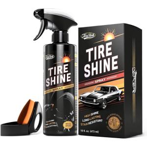 imageTire Shine Spray Longer Lasting Ceramic Tire Coating Deep HighGloss Wet Look User Friendly with Tire Shine Applicator UV Protection for Cars Trucks RVs and Motorcycles 16 fl oz16 Fl Oz Pack of 1