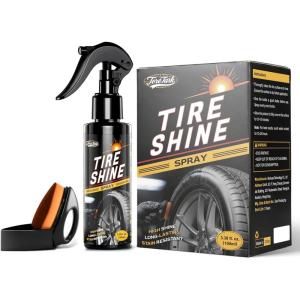 imageTire Shine Spray Longer Lasting Ceramic Tire Coating Deep HighGloss Wet Look User Friendly with Tire Shine Applicator UV Protection for Cars Trucks RVs and Motorcycles 16 fl oz34 Fl Oz Pack of 1