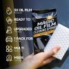 imagetoretark Disposable Oil Film Cleaning Brush for Car Windows Outside 1 Pad Cleans Entire SUV Wet amp Wipe Sponge Simple to Use Glass Oil Film Remover for Car Window Glass Emulsion Cleaner 2 Pack3