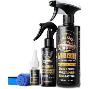 imageHeadlight restoration kit 338 068Fl Oz amp Real Ceramic Coating for Cars Polish 16 Fl Oz
