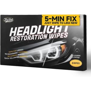 imagetoretark Headlight Restoration Kit Wipes 5Min Fix Restoring to LikeNew Condition Safe for OEM Lens Headlight Restoration Wipes amp Cleaning Wipes Headlight Cleaner and Restorer Kit1